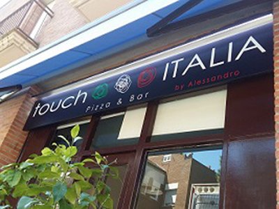 Rotulación Restaurante Italiano Touch Italia